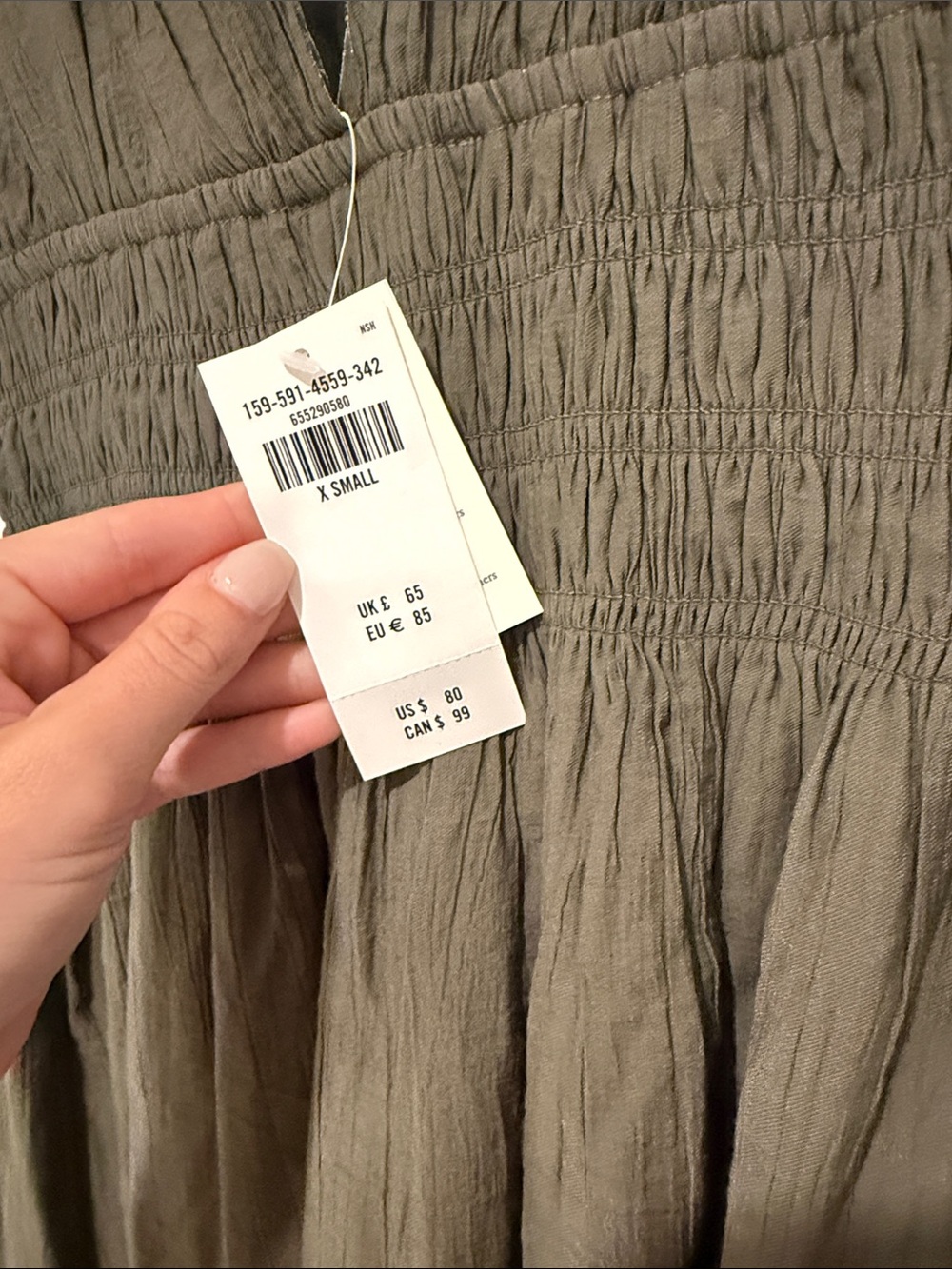NWT Green Abercrombie Dress - Picture 2 of 4